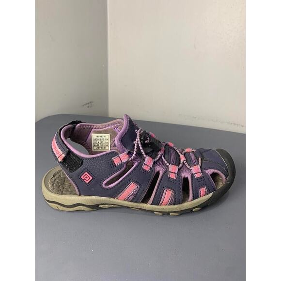 Dream Pairs Girls Outdoor Sandals Size 5 Pink & Purple Adjustable Strap - Picture 4 of 8